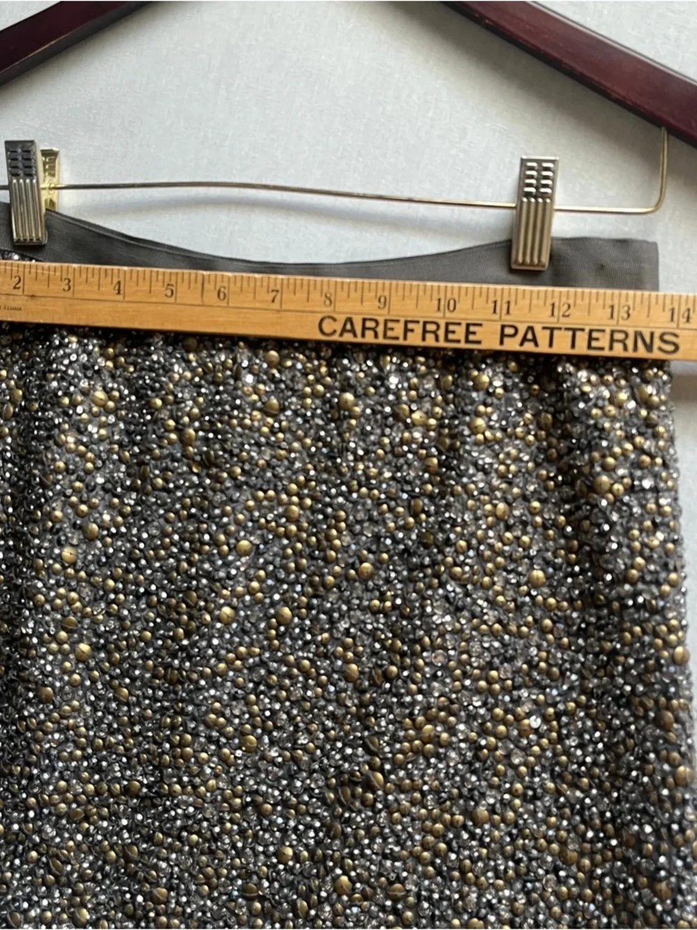 Haute Hippie Beaded Silk Mini Skirt Embellished XS - Picture 9 of 10